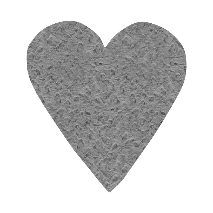 Παιδικό Χαλί GLACIAL GREY HEART Γκρι 160 x 160 εκ. MADI