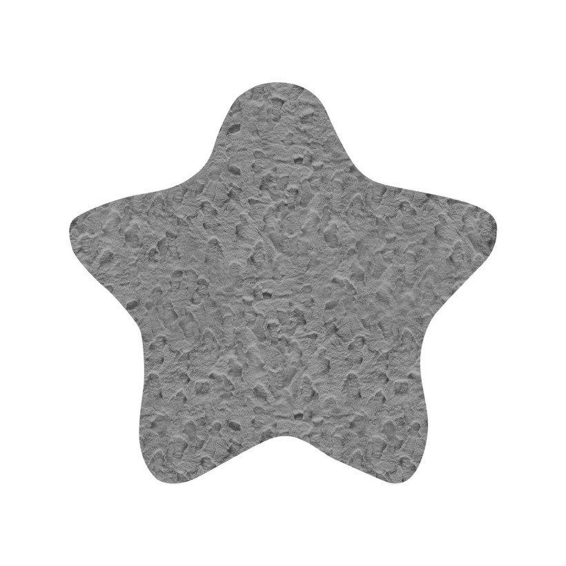Παιδικό Χαλί GLACIAL GREY STAR Γκρι 120 x 120 εκ. MADI