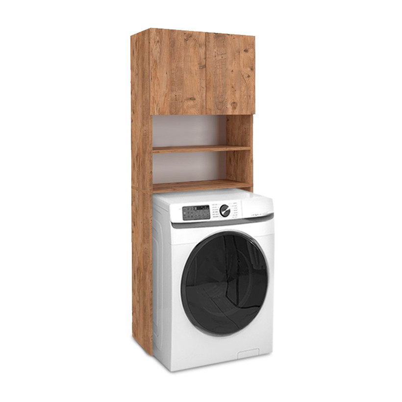 Έπιπλο πλυντηρίου Ramsey  χρώμα pine oak 65x27x190,6εκ.