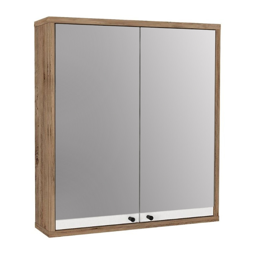 Καθρέπτης μπάνιου Lilian Μegapap χρώμα atlantic pine 59,6x14,6x65εκ.