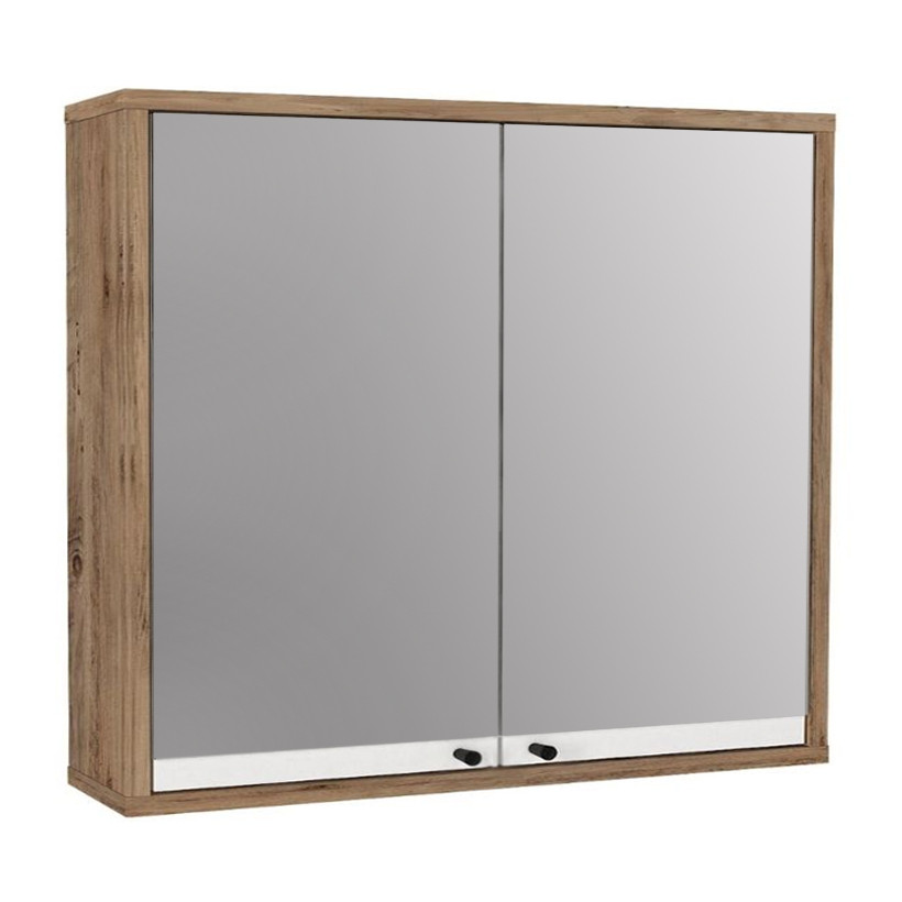 Καθρέπτης μπάνιου Lilian Μegapap χρώμα atlantic pine 75x14,6x65εκ.
