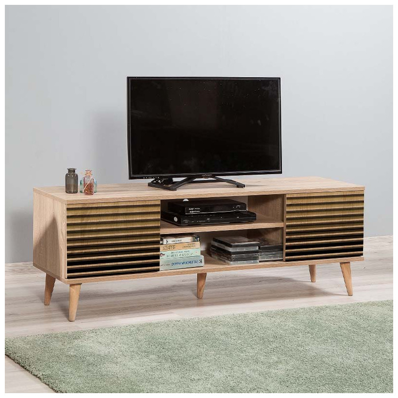 Έπιπλο τηλεόρασης Soho  χρώμα sonoma 140x40x50 εκ.