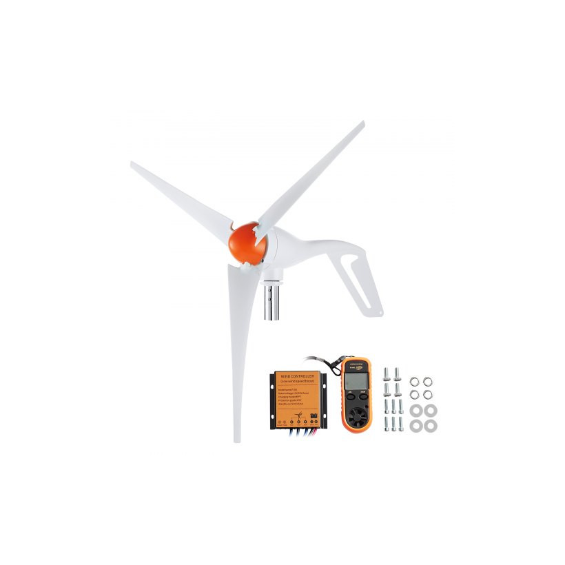 Σετ Ανεμογεννήτριας VEVOR 500W 12V με Ανεμόμετρο  FSSFLWLFDJ40N69K2V9