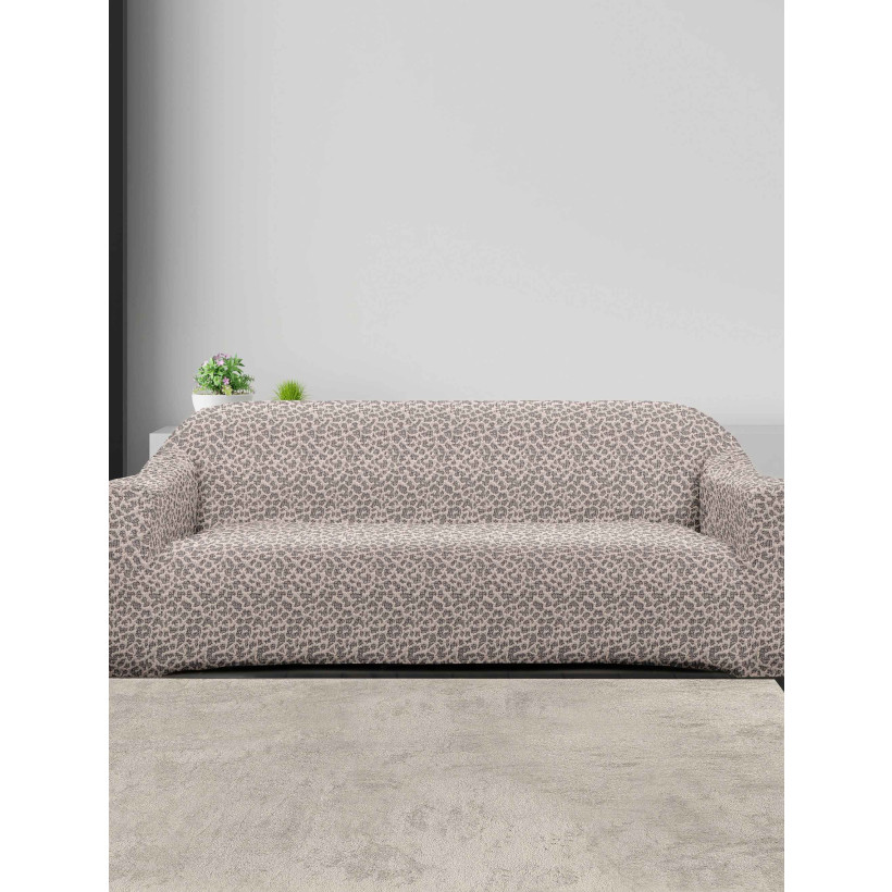 Ελαστικά καλύμματα καναπέ LYVIA BEIGE Μπεζ Ελαστικό κάλυμμα διθέσιου καναπέ MADI