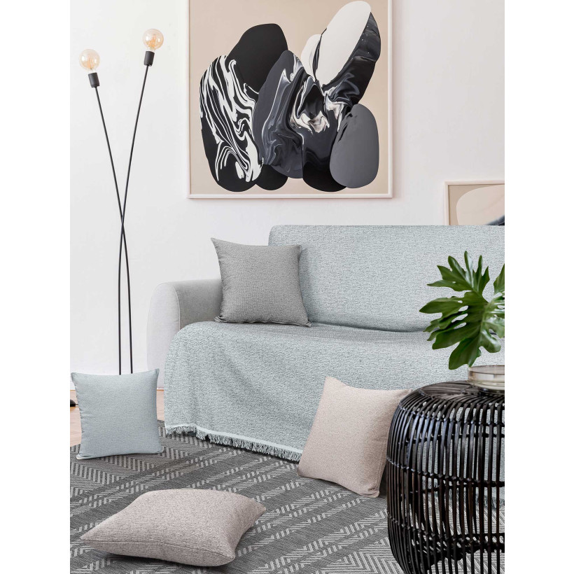 Ριχτάρι MONOCOLORE TURQUOISE Τυρκουάζ Ριχτάρι διθέσιου καναπέ: 170 x 250 εκ. MADI