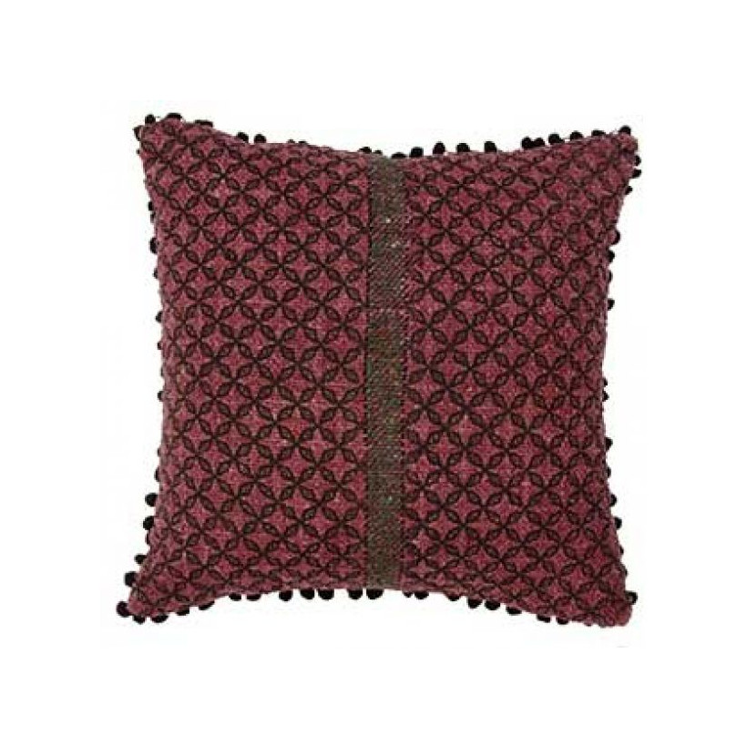 Μαξιλάρι 45x45 Khadi - Μπορντώ