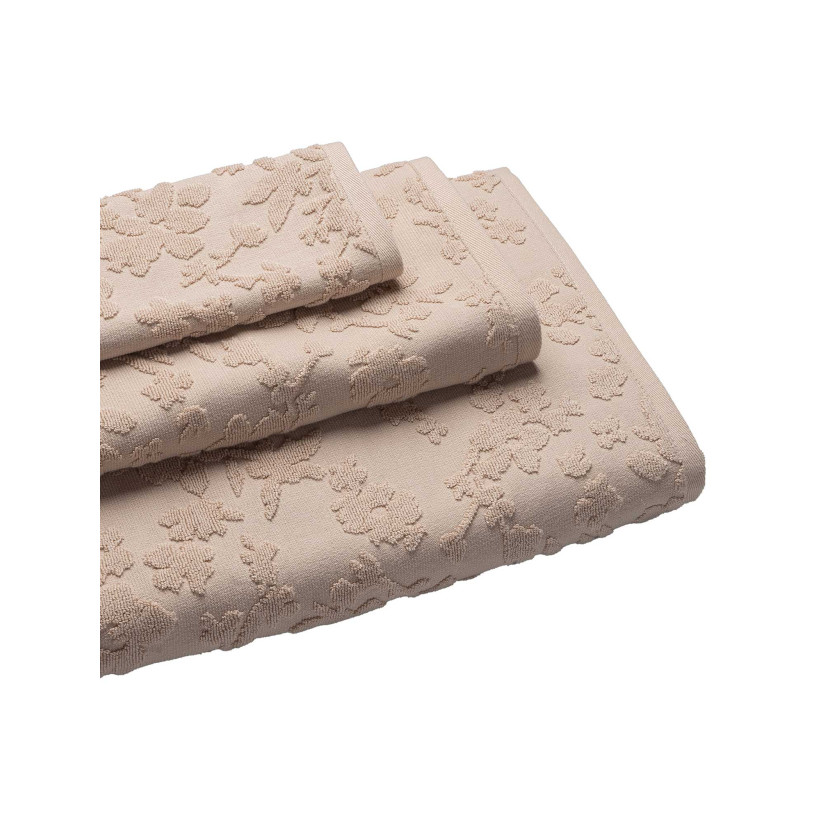 Πετσέτα NOBLE BEIGE Μπεζ Πετσέτα προσώπου: 50 x 90 εκ. MADI