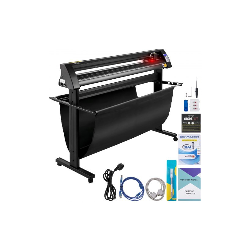 VEVOR Κόφτης Βινυλίου 1350mm με Οπτικό Μάτι και Βάση  KZFLEXI1350MM8Z30V2