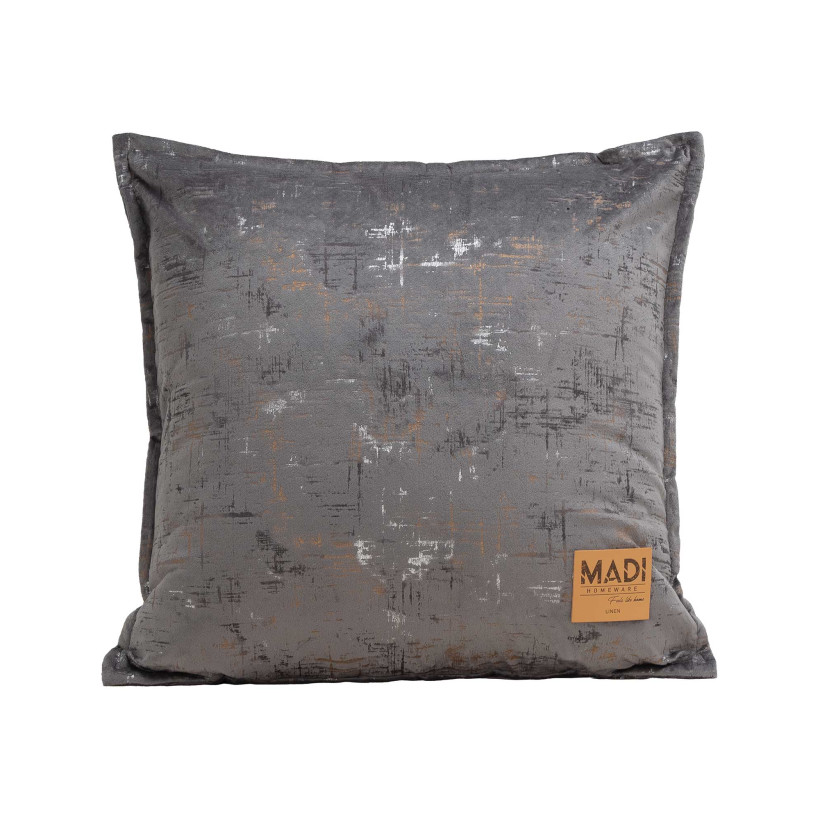 Διακοσμητικό Μαξιλάρι PETRA DARK GREY Σκούρο Γκρι Διακοσμητικό μαξιλάρι: 45 x 45 εκ. MADI