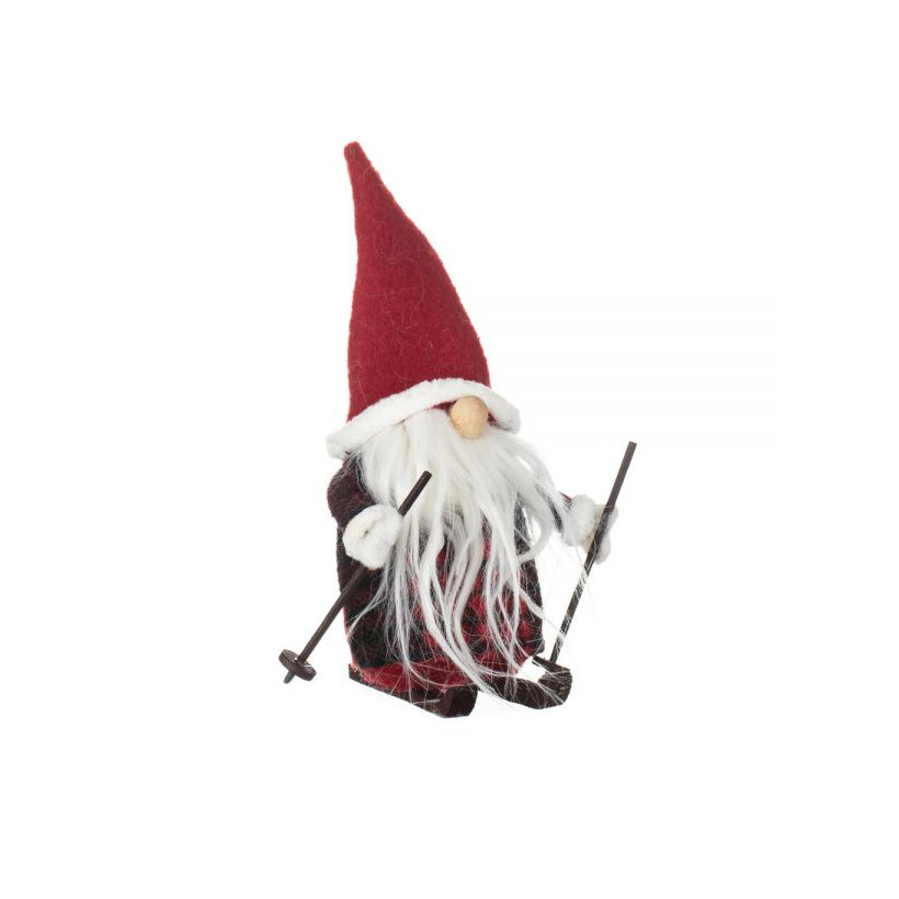 Tomte σκιέρ 15 εκ. φελτ