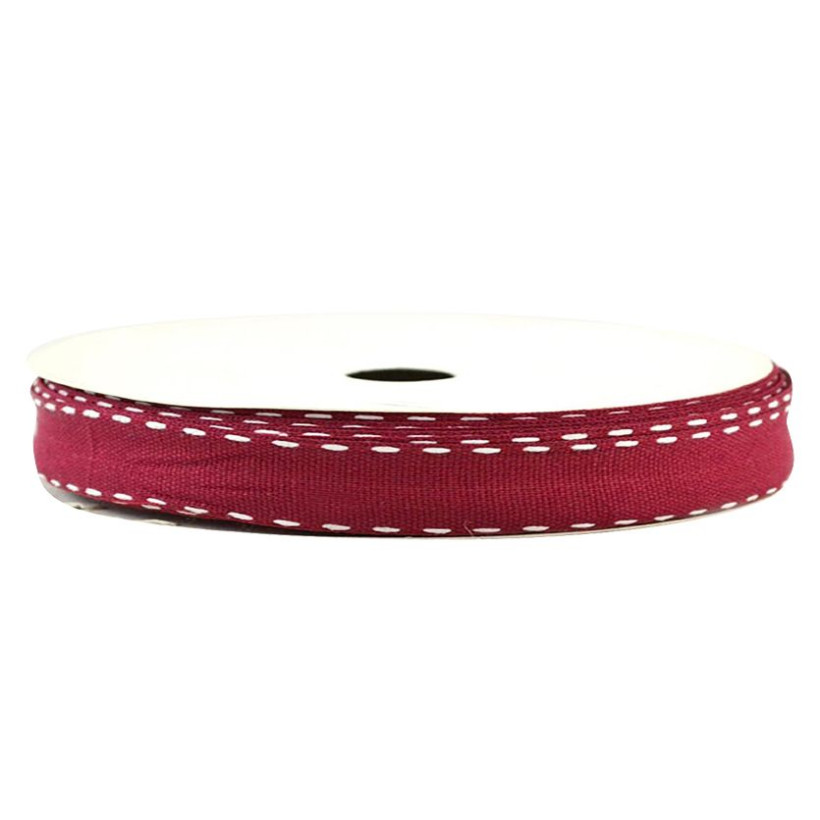 Κορδέλα 23μ. COTTON EDGE SEAM 6χιλ.-ΜΠΟΡΝΤΩ