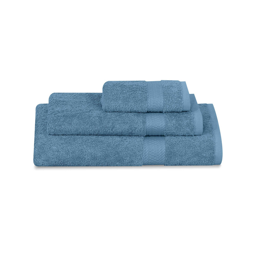 Πετσέτα UTOPIA DENIM BLUE Μπλε Πετσέτα προσώπου: 50 x 90 εκ. MADI