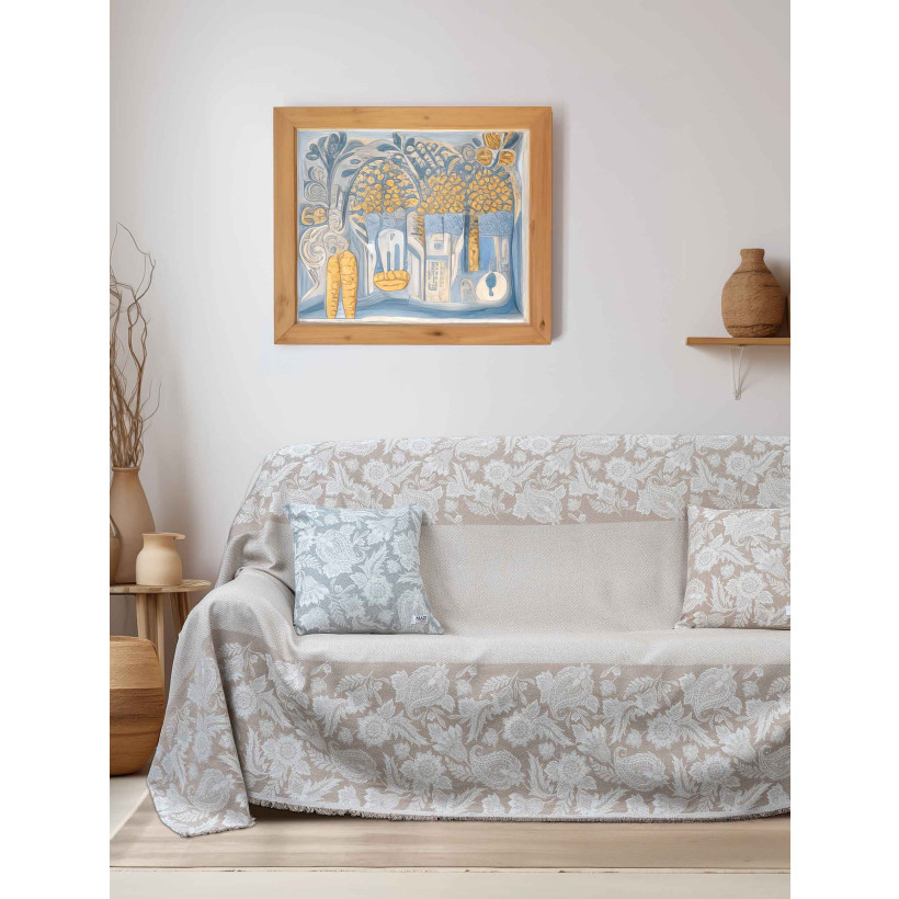 Ριχτάρι VELRION BEIGE Μπεζ Ριχτάρι πολύθρονας: 170 x 180 εκ. MADI