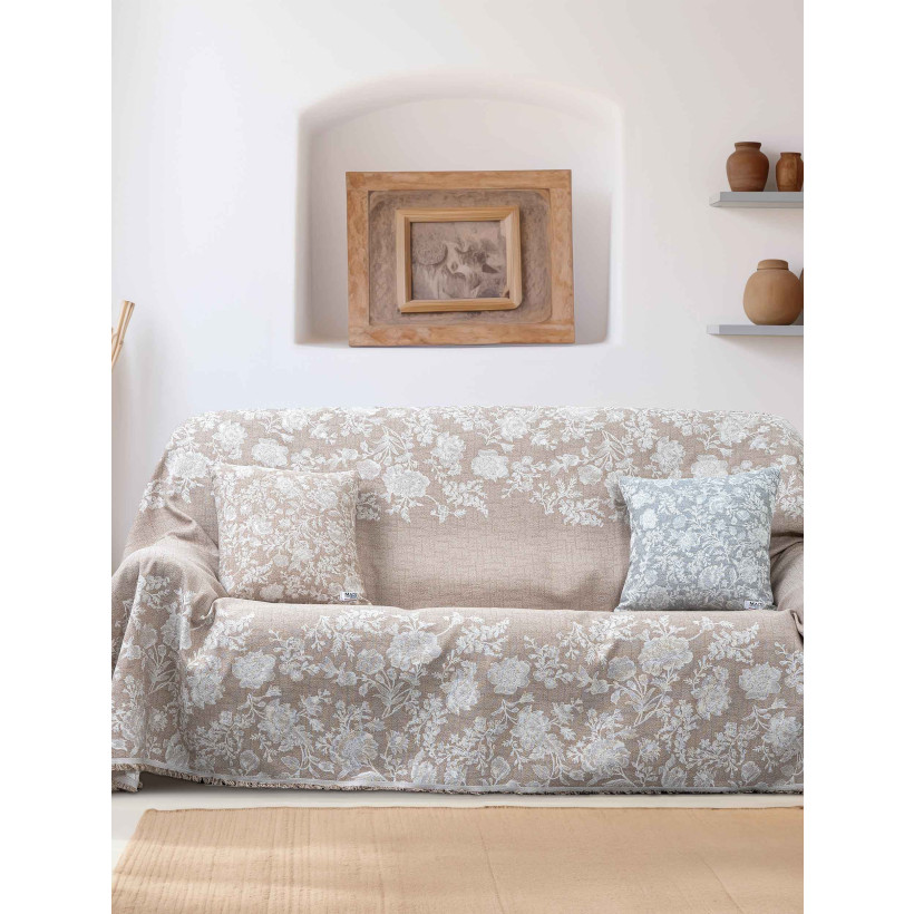 Ριχτάρι WARMORA BEIGE Μπεζ Ριχτάρι τριθέσιου καναπέ: 170 x 300 εκ. MADI