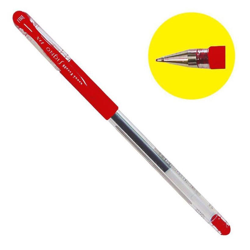 Uni στυλό Signo DX κόκκινο 0.38mm - 10 ΤΕΜ