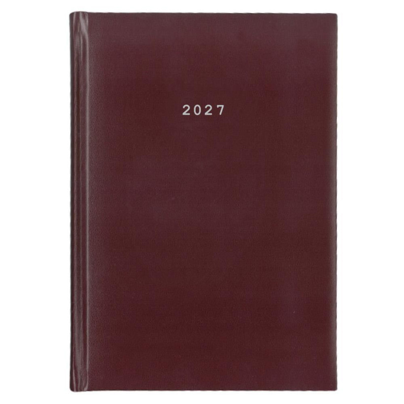 Next ημερολόγιο 2027 basic ημερήσιο δετό μπορντώ 17x25εκ.  Δυνατότητα εκτύπωσης