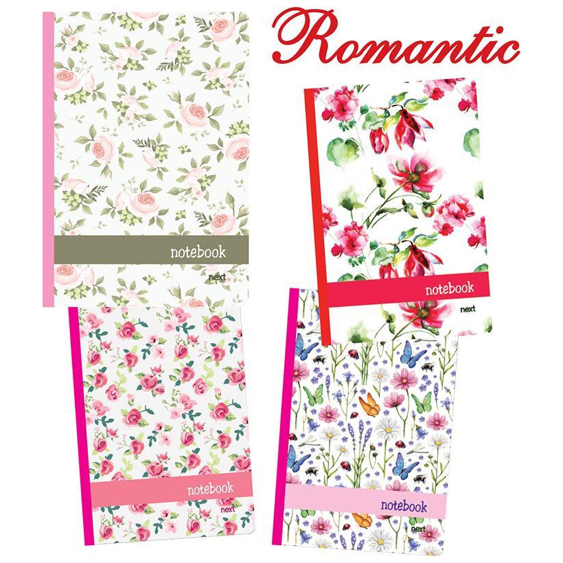 Next romantic 360° τετράδιο flexi 21x29εκ. 3θεμ. 192σελ. - 10 ΤΕΜ