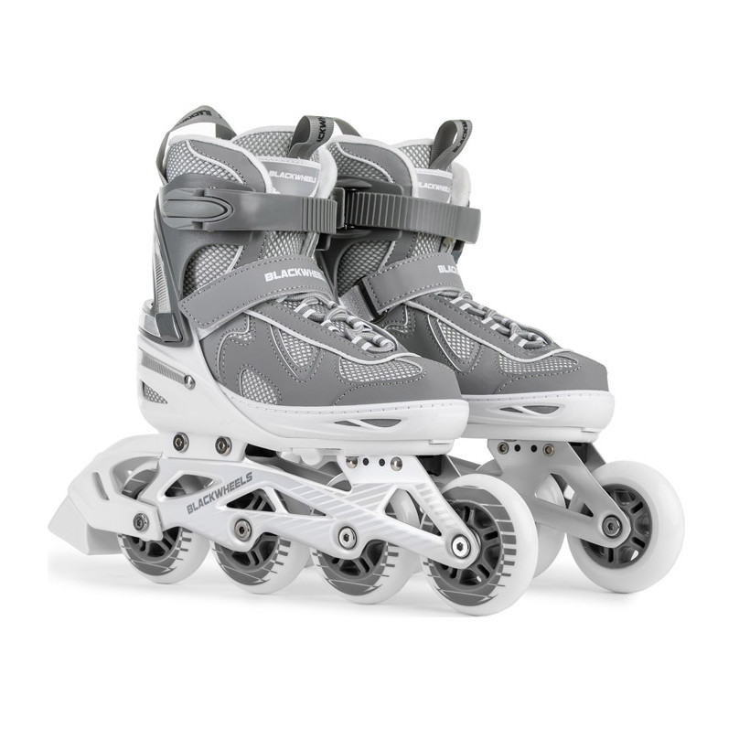 Αυξομειούμενα Inline Rollers 35-38 Χρώματος Γκρι Blackwheels Flex Pro 12578716