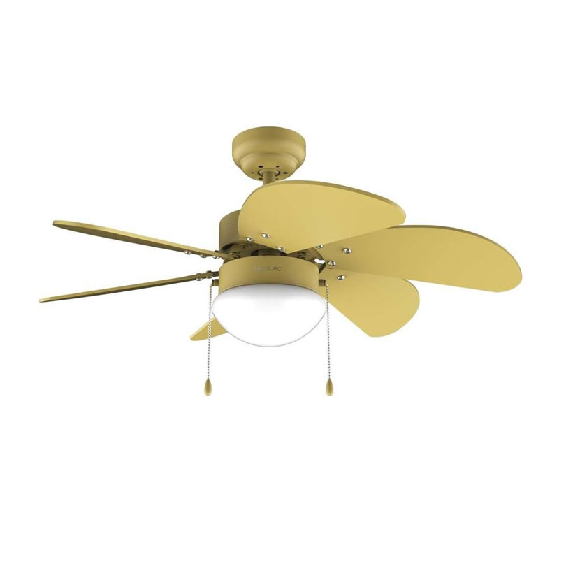Ανεμιστήρας Οροφής με Φως 50 W EnergySilence Aero v3600 Vision Full Yellow Cecotec CEC-08456