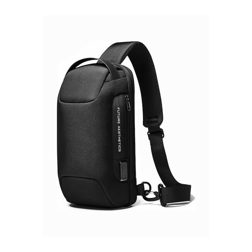 BANGE Ανδρική Τσάντα Στήθους Μαύρη 22085-Black