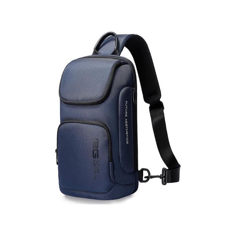 BANGE Ανδρική Τσάντα Στήθους Navy Μπλε 7565-Blue