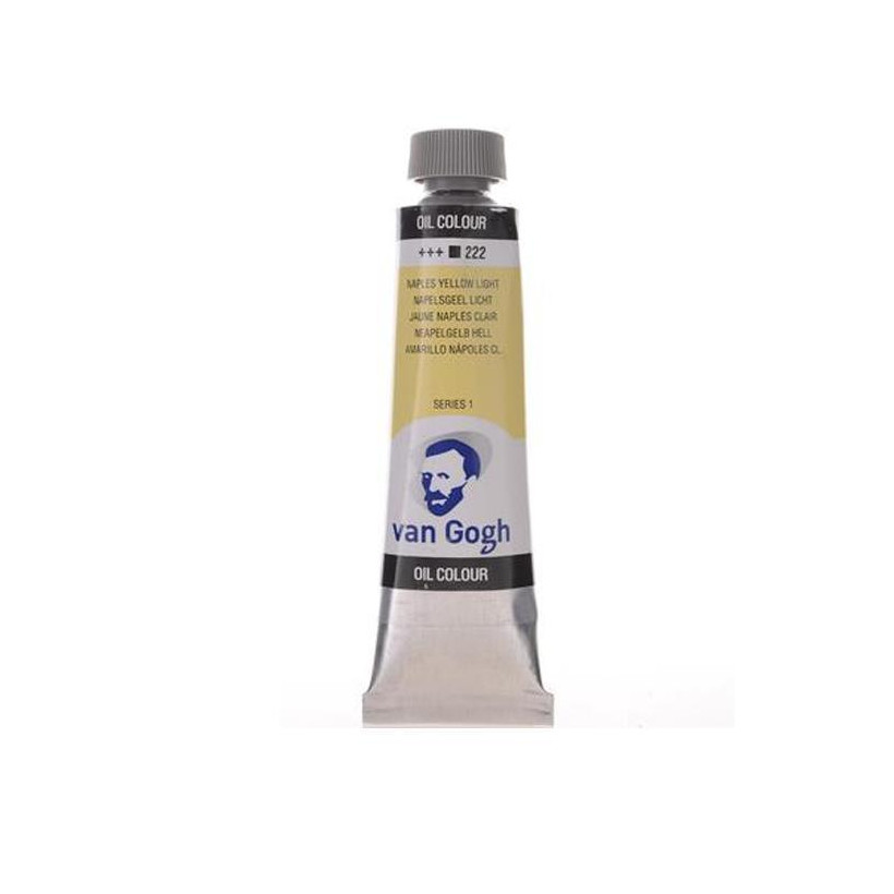 Talens van gogh χρώματα λαδιού 60ml (222-Naples yellow light) - 3 ΤΕΜ