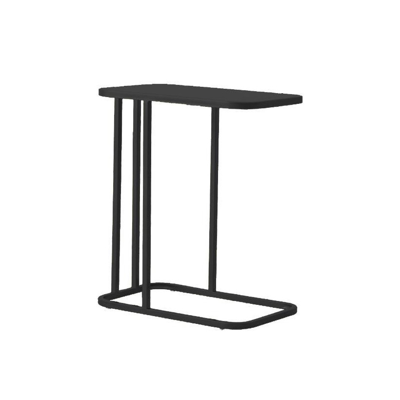Τραπεζάκι μεταλλικό Nextdeco μαύρο Υ55x45x25εκ.