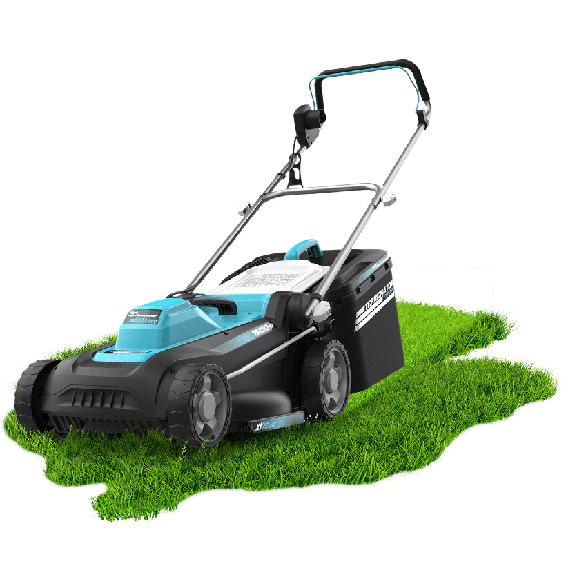 CECOTEC Ηλεκτρικό Χλοοκοπτικό με Καλώδιο 1500W, Terrenator 360 Flex Z Πλάτος Κοπής 36 cm, 3-σε-1 με Mulching, Σύστημα Ρύθμισης Ύψους Z-Tech, XL Πίσω Τροχοί, Τεχνολογία BeltDrive CEC-108034