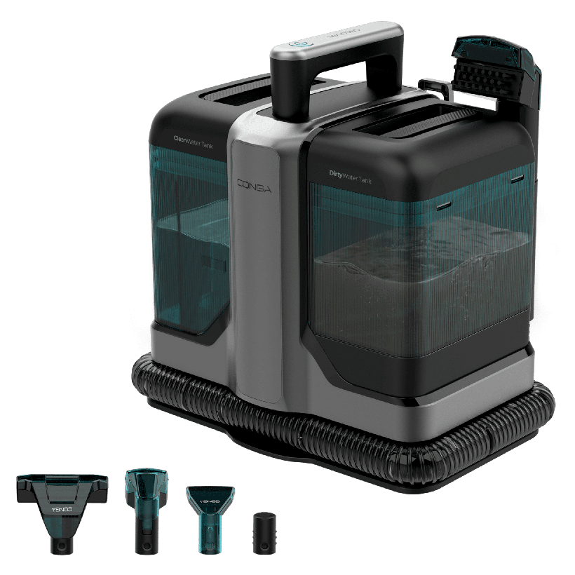 CECOTEC Καθαριστής Ταπετσαριών 750W Conga Carpet&Spot Clean 7500 Pro 17 kPa με Δοχεία 1600ml/750ml και 4 Αξεσουάρ CEC-129535