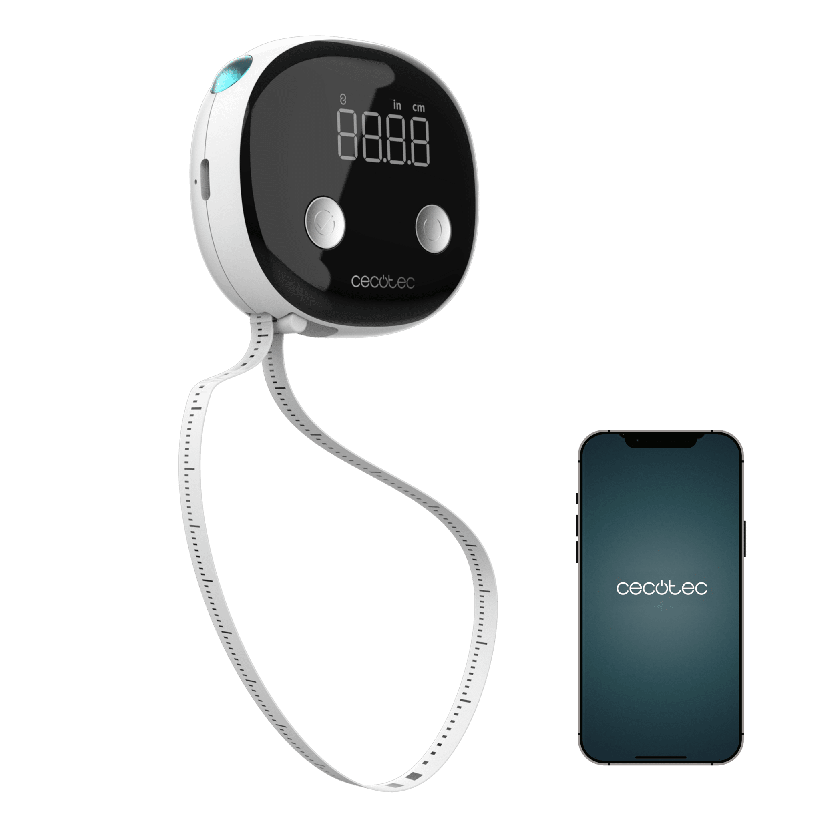 Cecotec Ψηφιακή Μεζούρα Σώματος Surface Precision με Bluetooth, Οθόνη LED και Εφαρμογή CEC-116315