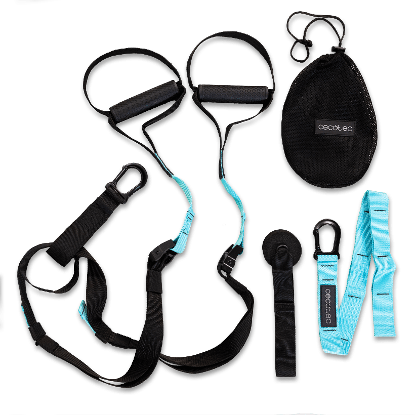 CECOTEC  Σύστημα Ανάρτησης DrumFit TST για Λειτουργική Προπόνηση με το Βάρος του Σώματος - Συμπαγής Σχεδιασμός με Τσάντα Μεταφοράς  CEC-07128