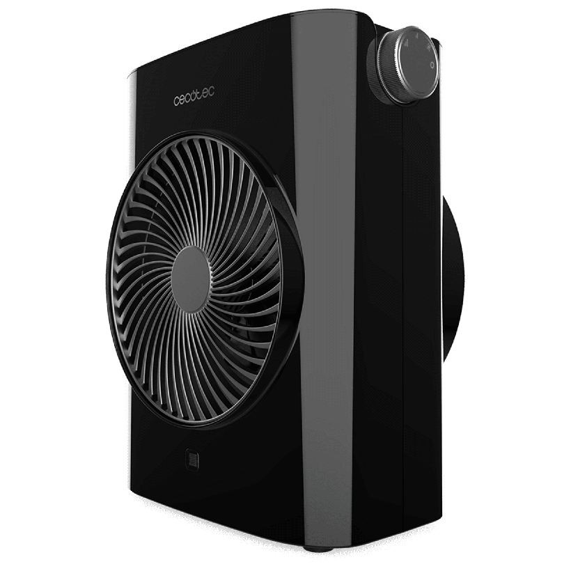 CECOTEC  Θερμοανεμιστήρας ReadyWarm 2070 Max Force Black με 2000 W, 2 επίπεδα ισχύος και 3 λειτουργίες  CEC-08254