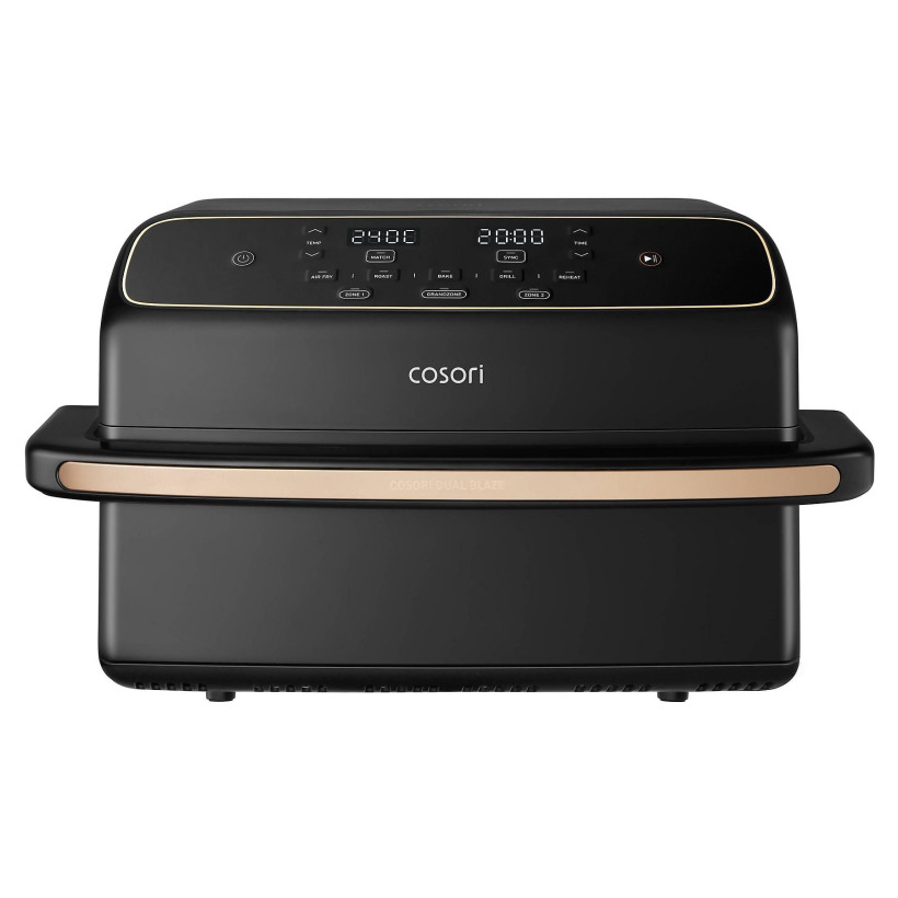 Cosori Φριτέζα Αέρος Air Fryer TwinFry Compact  8,6 lt 2700W με Διπλό Κάδο Μαύρη CAF-TF801-CEUR