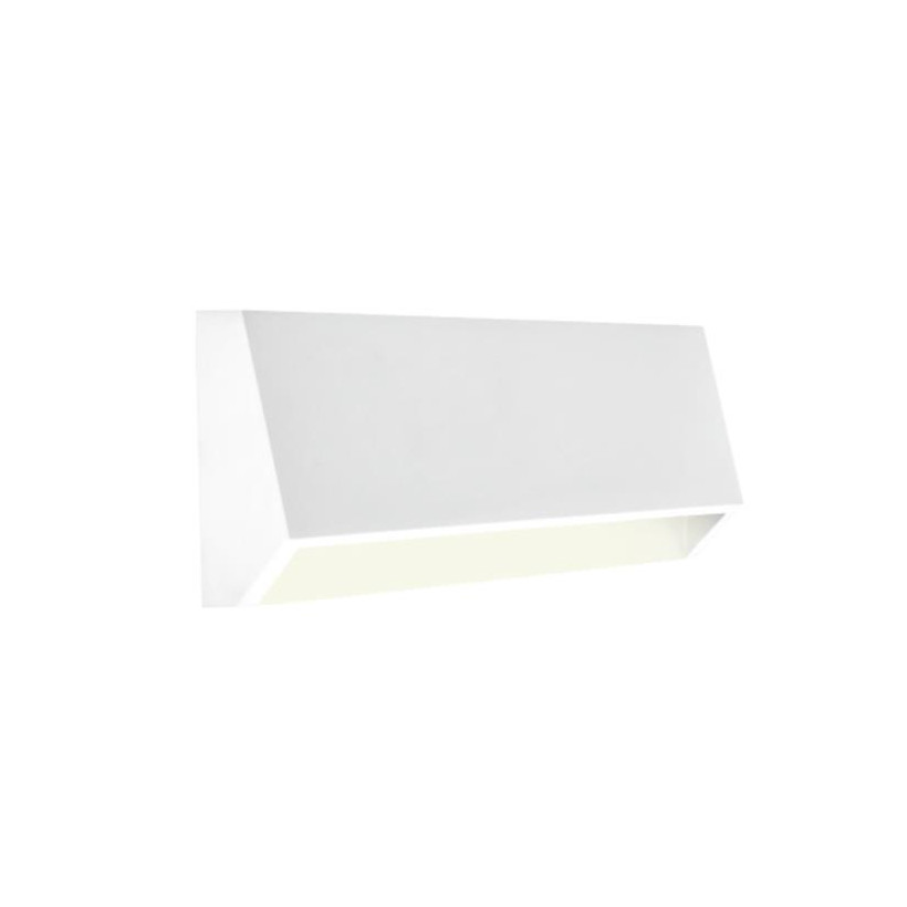 Φωτιστικό επιτοίχιο LED 4W κυρτό  Υ8x22x3,6εκ. Λευκό