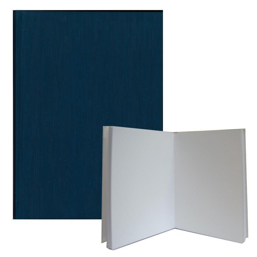 Νext βιβλίο εντυπώσεων Fabric μπλε, Α4 portrait, 80 λευκά φύλλα 120γρ.
