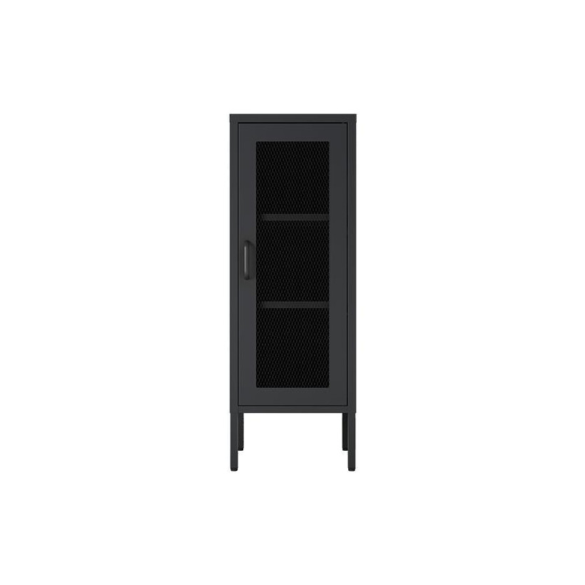 Ντουλάπι μεταλλικό Nextdeco με πλέγμα λευκό Υ102x40x40εκ