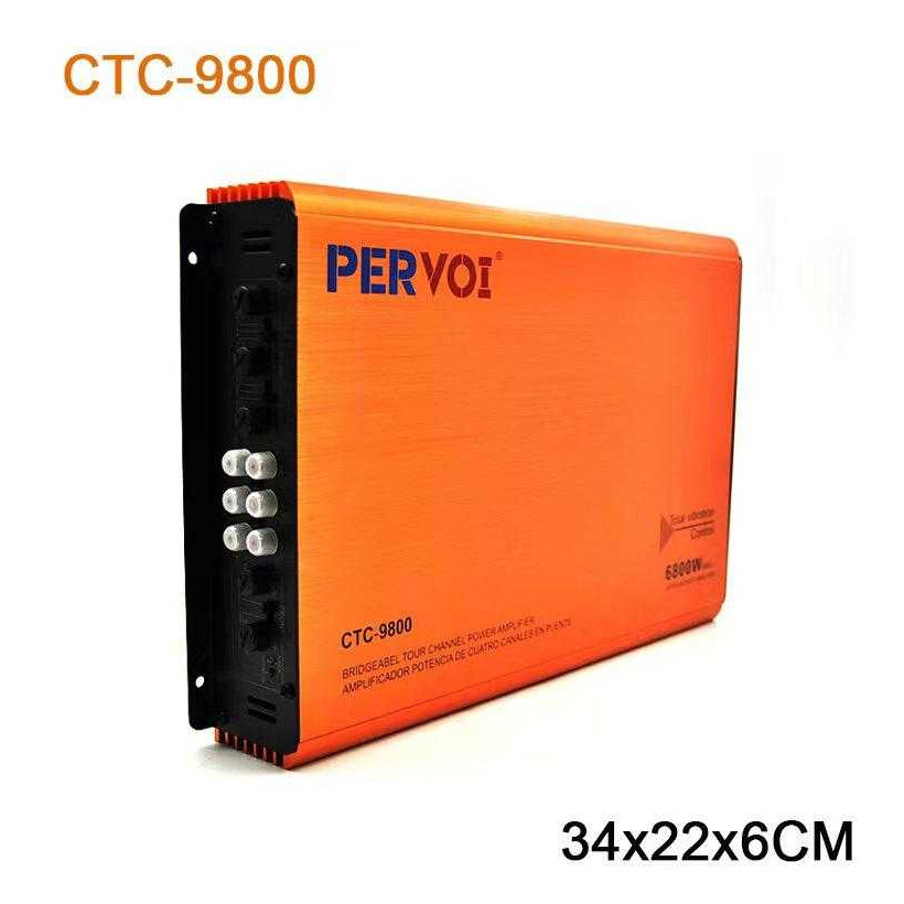 Ενισχυτής αυτοκινήτου 4 καναλιών - CTC-9800 - 6800W - 000378