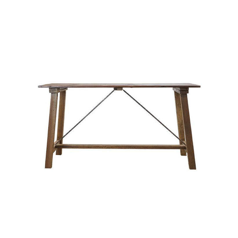 Κονσόλα Nextdeco Tribeca ανακυκλωμένο ξύλο teak - mahoni Υ80x100x40εκ.