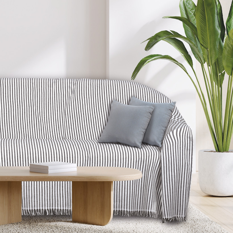 DAS HOME Ριχτάρι 180x300 0253 Εκρού, Μαύρο 420618300253