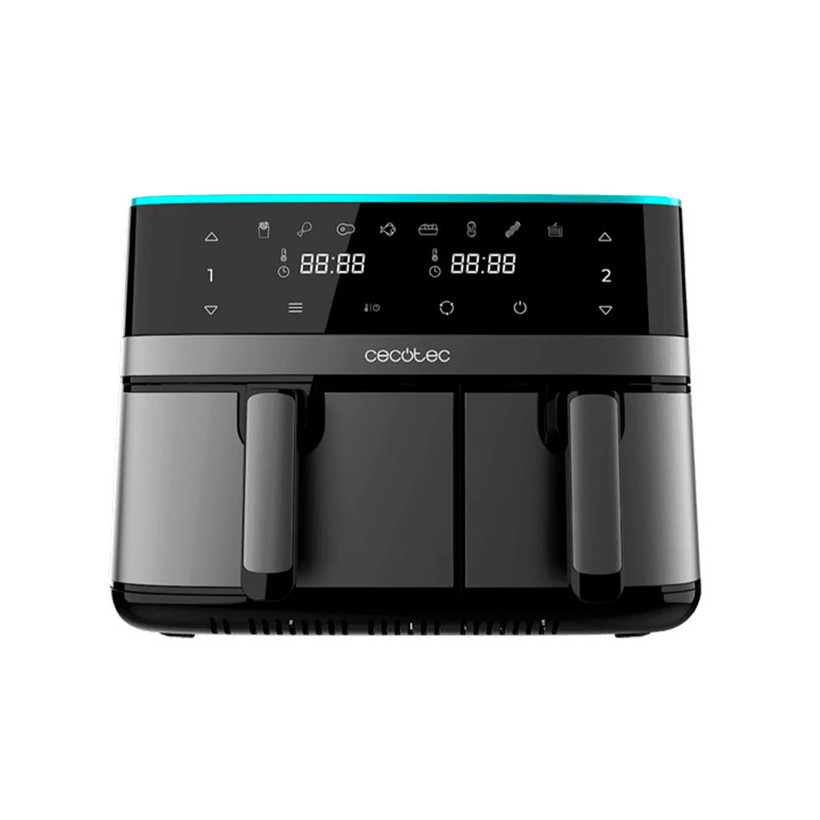 Διπλή Ψηφιακή Φριτέζα Αέρος 9 Lt 2700 W Cecofry DuoSize 9000 Cecotec CEC-04954