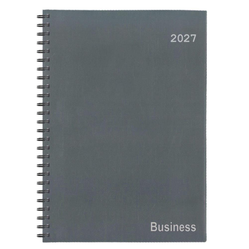 Next ημερολόγιο 2027 business xxl ημερήσιο σπιράλ γκρι 24x34εκ.