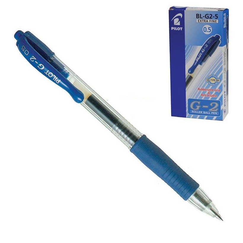 Pilot στυλό jel G2 extra fine μπλε 0.5mm - 12 ΤΕΜ