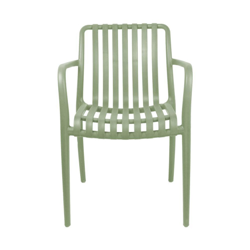 Καρέκλα πλαστική Urban Nextdeco σκούρο πράσινο PP UV protection Y80,5x54x58,5 εκ.