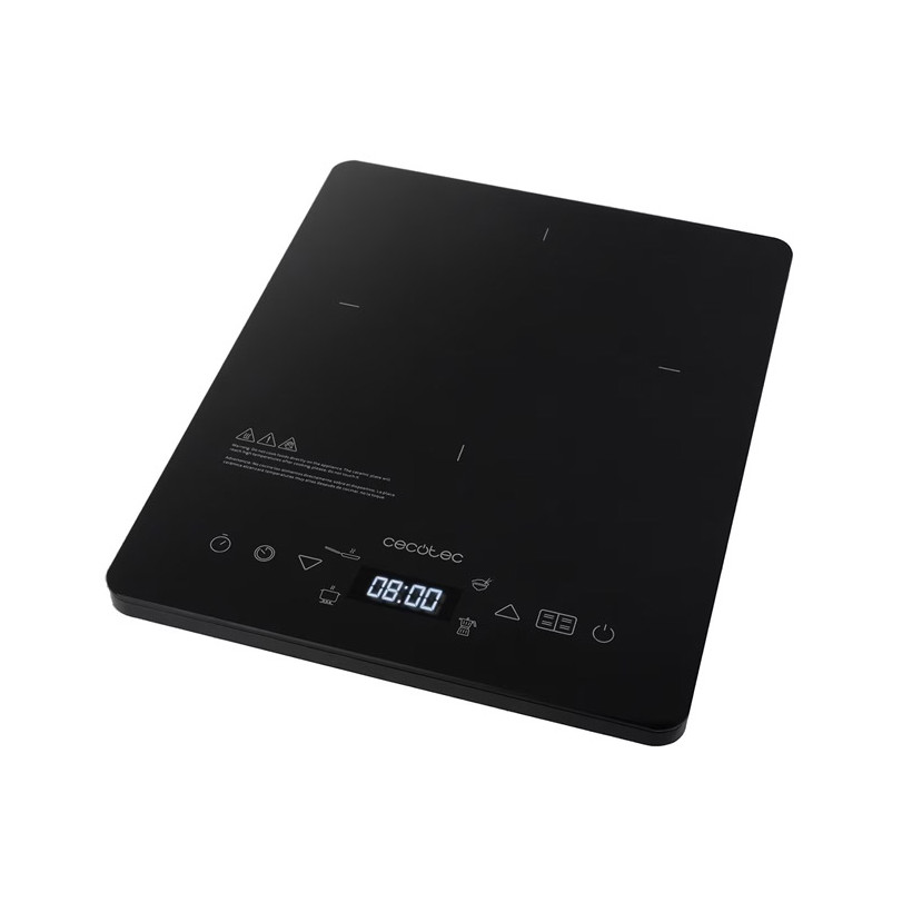 Επαγωγική Εστία 2000 W Cecotec Full Crystal Onyx CEC-03069