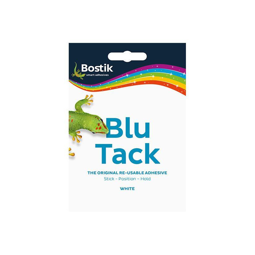 Bostik επαναχρησιμοποιήσιμη κόλλα Blu-Tack white 50gr. - 12 ΤΕΜ