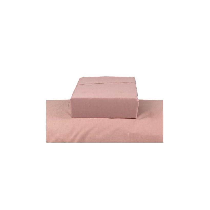 Σεντόνι με λάστιχο μονό Πεννιέ Dusty Rose από 100% βαμβάκι 100x200εκ. +40εκ.
