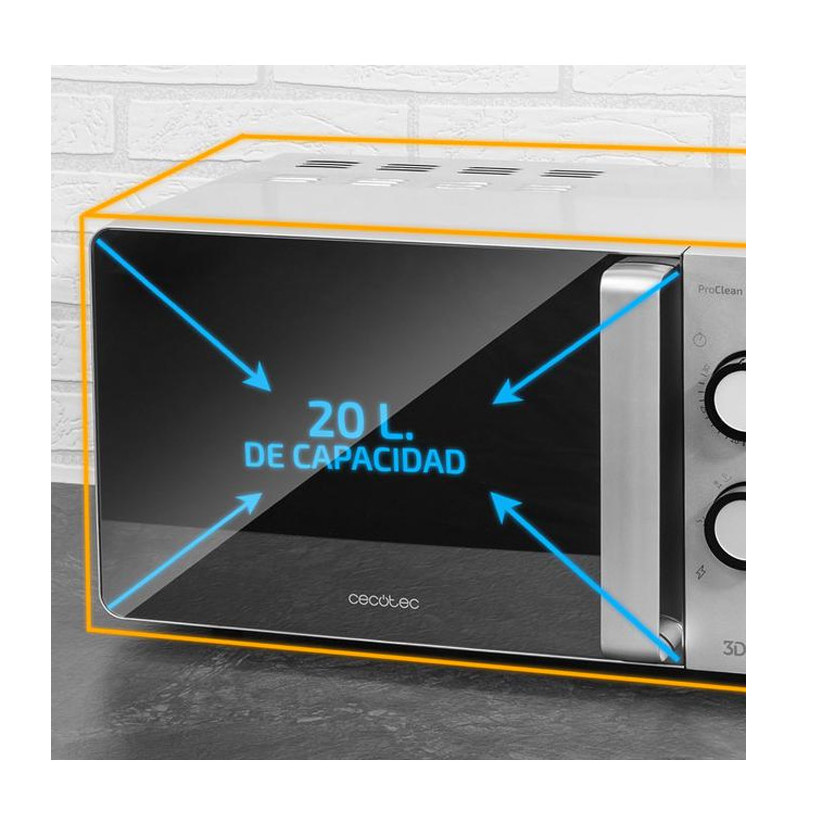 Φούρνος Μικροκυμάτων 20 Lt 700 W Cecotec ProClean 3060 Mirror CEC-01530