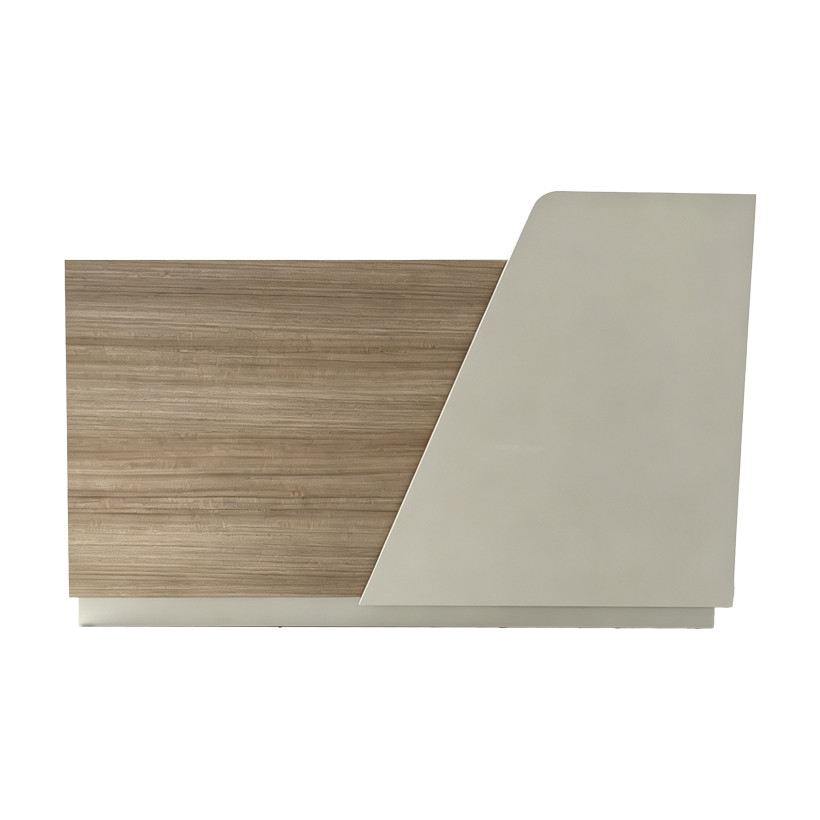 Γραφείο reception Stark  σε oak-μπεζ απόχρωση 160x60x105εκ