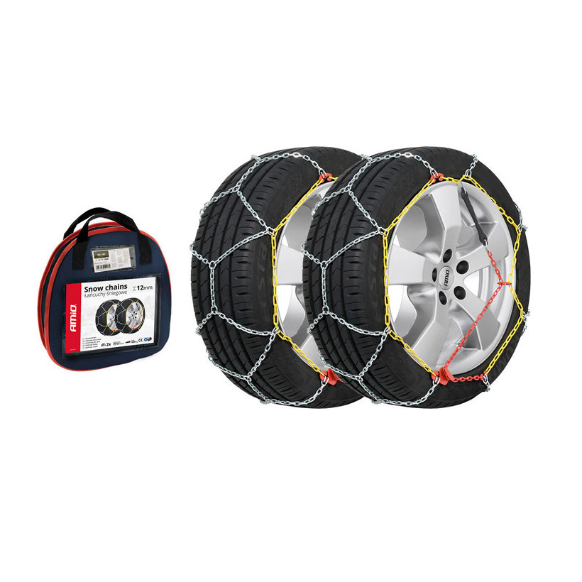 Αντιολισθητικές Αλυσίδες Χιονιού 12 mm Snow Chain IX KN-80 2 τμχ AMiO 02113