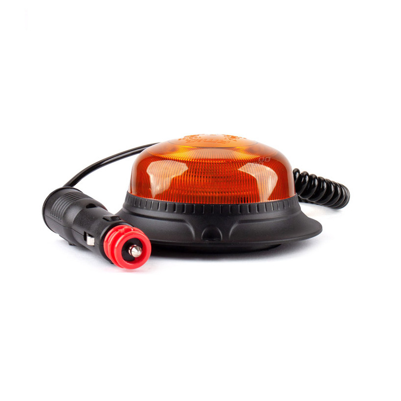 Μαγνητικός LED Φάρος W21m R65 R10 18LED 12 / 24V IP56 AMiO 02925